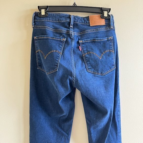 LEVI'S 721 HIGH RISE SKINNY WOMEN'S JEANS SIZE W 26X L 30‎ BLUE DENIM - Picture 4 of 8